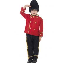 Queen's guard kostuum voor kinderen - Thema: Verkleedideeën - Rood - Maat 128/140 (7-9 jaar)
