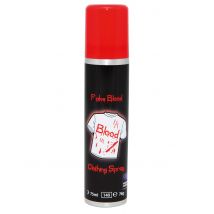 Nepbloed in spray voor textiel - Thema: Magie en Horror - Rood - Maat Uniek Formaat