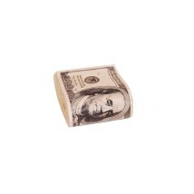 Nep pak dollar biljetten - Thema: Gevangenen en gangsters - Zilver / Grijs - Maat Uniek Formaat