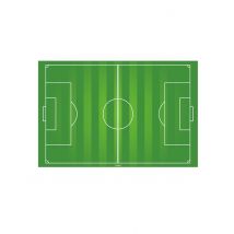 Eetbare voetbalveld taartdecoratie - Thema: Nationaliteit en Supporters - Groen - Maat Uniek Formaat