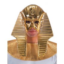 Goudkleurig Farao masker voor heren - Thema: Kleuren - Goud - Maat One Size