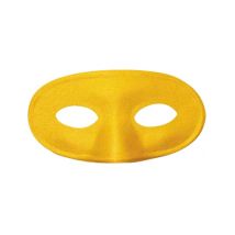 Geel halfmasker voor kinderen - Thema: Kleuren - Geel - Maat One Size