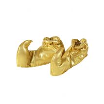 Goudkleurige Oosterse prins overschoenen voor volwassenen - Thema: Werelddelen - Goud - Maat One Size