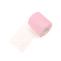 Roze tule rol 20 meter breedte 8 cm - Thema: Octobre rose - Roze - Maat Uniek Formaat