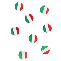 italiaanse tafel confetti - Thema: Nationaliteit en Supporters - Gekleurd - Maat Uniek Formaat