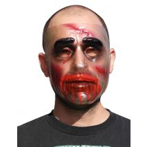 Doorschijnend masker voor heren Halloween - Thema: Magie en Horror - Gekleurd - Maat Uniek Formaat