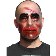 Doorschijnend masker voor heren Halloween - Thema: Magie en Horror - Gekleurd - Maat Uniek Formaat