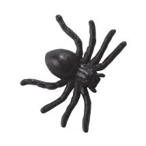 60 Nep spinnen Halloween decoratie - Thema: Dieren - Zwart - Maat One Size