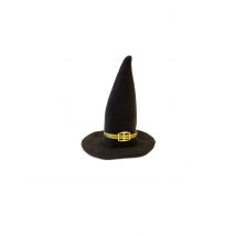 Heksenhoed decoratie Halloween - Thema: Magie en Horror - Zwart - Maat Uniek Formaat