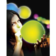 5 LED ballonnen veelkleurig - Thema: Kleuren - Multicolore - Maat Uniek Formaat