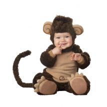 Aap kostuum voor baby's - premium - Thema: Verkleedideeën - Bruin - Maat 68/74 (6-12 maanden)