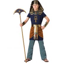 Farao kostuum voor kinderen - Premium - Thema: Verkleedideeën - Blauw - Maat 146/152 (12-14 jaar)