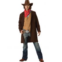 Cowboy kostuum voor heren - Premium - Thema: Verkleedideeën - Gekleurd - Maat M