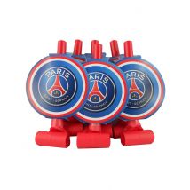 6 PSG roltongen - Thema: Nationaliteit en Supporters - Gekleurd - Maat Uniek Formaat
