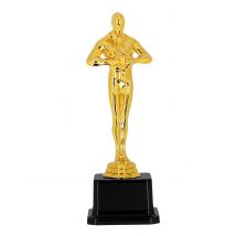 Filmprijs beeldje - Thema: Hollywood carnavalskleding - Goud - Maat One Size