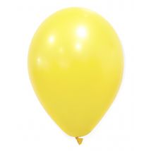 50 gele ballonnen - Thema: Kleuren - Geel - Maat Uniek Formaat