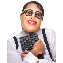 Latex nerd masker voor volwassenen - Thema: Carnaval accessoire - Maat Uniek Formaat