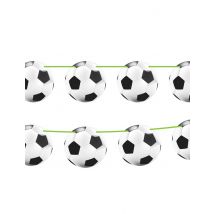 Voetbal slinger - Thema: Sport - Grijs, Wit - Maat Uniek Formaat