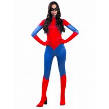 Rode spin kostuum voor vrouwen - Thema: Bekende personages - Blauw - Maat M (38)
