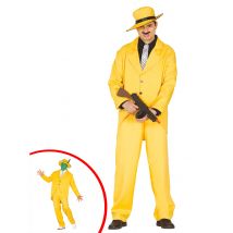 Geel gangster kostuum voor volwassenen - Thema: Jaren 20/30 - Geel - Maat M (48)