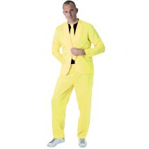 Fluo geel fashion kostuum voor volwassenen - Thema: Kleuren - Geel - Maat One Size