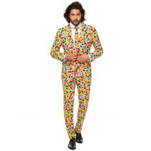 Mr. Confetti Opposuits kostuum voor mannen - Thema: Alle licenties - Maat S (EU 46)