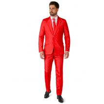 Mr. Red Suitmeister kostuum voor mannen - Thema: Chic et choc - Rood - Maat L (EU 54)