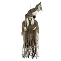 Heks ophangdecoratie - Thema: Magie en Horror - Zwart - Maat Uniek Formaat