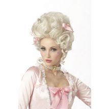 Lichtblonde Marie-Antoinette pruik voor volwassenen - Thema: Carnaval accessoire - Blond - Maat One size