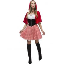 Sexy Roodkapje outfit voor dames - Thema: Sprookjes - Rood - Maat L