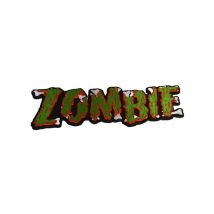 XL Zombie patch - Thema: Magie en Horror - Groen - Maat Uniek Formaat