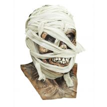 Latex mummie masker voor volwassenen - Gekleurd - Maat Uniek Formaat
