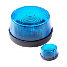 Blauw alarmlicht - Thema: Carnaval accessoire - Blauw - Maat One Size
