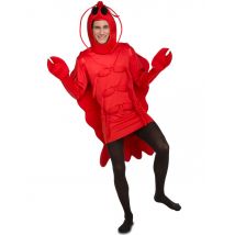 Rode kreeft kostuum voor volwassenen - Thema: Dieren - Rood - Maat M / L