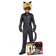 Miraculous Cat Noir kostuum voor kinderen - Thema: Cadeau-ideeën jongens - Zwart - Maat 152 - 158 (12 - 14 jaar)