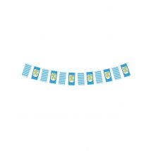 Oktoberfest vlaggenslinger - Thema: Beier + Tiroler - Blauw - Maat Uniek Formaat