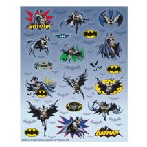 4 Batman stickervellen - Thema: Superhelden - Gekleurd - Maat Uniek Formaat