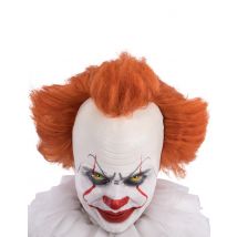 Horror clown pruik voor volwassenen - Thema: Magie en Horror - Rood - Maat One Size