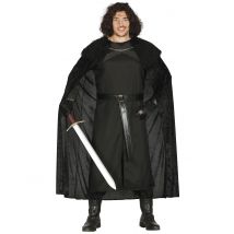 Ridder van de nacht kostuum voor mannen - Thema: Black + White - Zwart - Maat XL