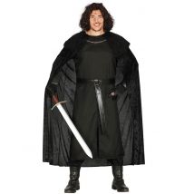 Ridder van de nacht kostuum voor mannen - Thema: Black + White - Zwart - Maat XL