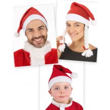 Set kerstman mutsen - Thema: Feestsets en pakketten - Maat Uniek Formaat