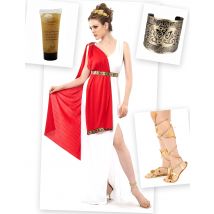 Romeins kostuum pack voor vrouwen - Thema: Oudheid - Gekleurd - Maat Uniek Formaat