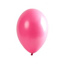 6 roze ballonnen 30 cm - Thema: Kleuren - Roze - Maat Uniek Formaat