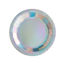 10 regenboogkleurige kartonnen borden - Maat Uniek Formaat