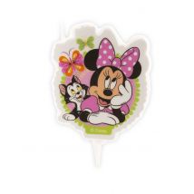 Minnie Mouse pastel verjaardagskaars - Thema: Sfeer decoratie - Gekleurd - Maat Uniek Formaat