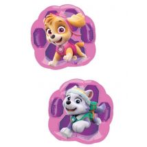 Kleine aluminium ballon Skye en Everest Paw Patrol - Thema: Sfeer decoratie - Roze - Maat One Size