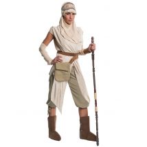 Super deluxe Rey kostuum voor volwassenen - Thema: Bekende personages - Grijs, Wit - Maat Large
