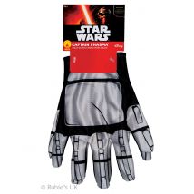 Star Wars VII Captain Phasma handschoenen voor volwassenen - Thema: Carnaval accessoire - Gekleurd - Maat Uniek Formaat