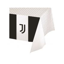 Plastic Juventus tafelkleed - Thema: Nationaliteit en Supporters - Gekleurd - Maat Uniek Formaat