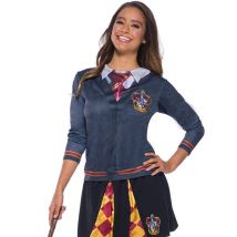 Harry Potter Griffoendor t-shirt voor vrouwen - Thema: Magie en Horror - Maat Large